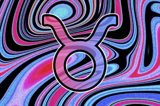 Taurus zodiac sign, funky horoscope, Horoscope Astrology background, Taurus, funky zodiac