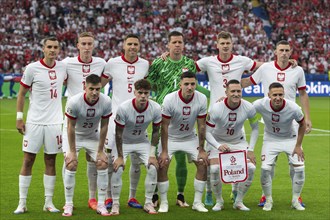 BERLIN, GERMANY - JUNE 21, 2024: Euro 2024 Groupe D match Poland vs Austria 1:3. Team of Poland