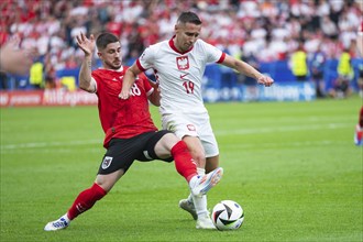 BERLIN, GERMANY - JUNE 21, 2024: Euro 2024 Groupe D match Poland vs Austria 1:3. In action Romano