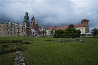 Castle Wawel in Krakow, Poland, Europe