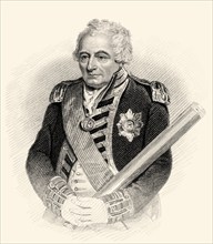 Admiral der Flotte John Jervis, 1. Graf von St. Vincent, 1735-1823, Admiral in der Königlichen