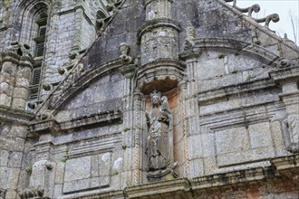 Enclosed parish Enclos paroissial church Eglise Notre-Dame de Bodilis from the 16th century,