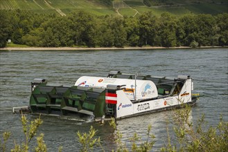 River mill power plant, innovative small power plant for electricity generation, Niederheimbach am