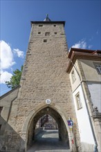 Midday tower. Part of the town fortifications, around 1490, Iphofen, Lower Franconia, Bavaria,