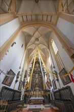 Chancel of St Vitus Church, 16th century, Iphofen, Lower Franconia, Bavaria, Germany, Europe