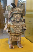 'Idolos' exhibition anthropomorphic figure, Palacio Canton palace anthropology museum, Merida,