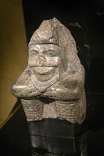 Figure of Xiuhtecuhtli, god of fire, archaeological site and museum of Templo Mayor, Mexico City,