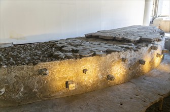 El Cuauhxicalco altar platform building, archaeological site and museum of Templo Mayor, Mexico