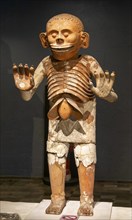 Mictlantecuhtli, Aztec god of death, archaeological site and museum of Templo Mayor, Mexico City,