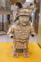 'Idolos' exhibition anthropomorphic figure, Palacio Canton palace anthropology museum, Merida,