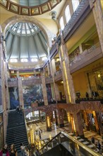 Art Nouveau architecture interior of Palacio de Bellas Artes, Palace of Fine Arts, Mexico City,