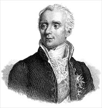 Portrait of Pierre-Simon, marquis de Laplace, 1749 - 1827, a French mathematician and astronomer,