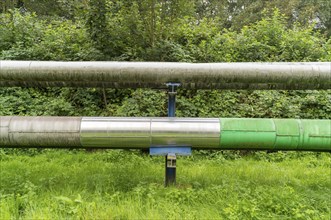 Industrial pipelines in the landscape