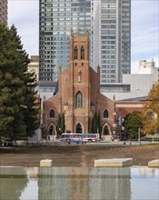 A picture of the St. Patrick Church in San Francisco