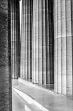 Colonnade in design of a Greek temple, Germany, Europe