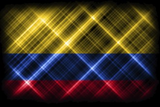 Colombia flag, national flag, modern flag background