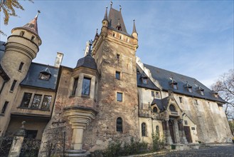 Castle Zamek Gorka in Sobotka, Poland.