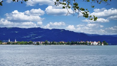 View of Lindau (island) on Lake Constance