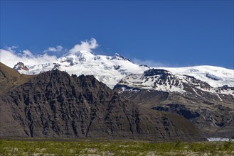 Glacier, Skaftafell, south coast, Iceland, Europe