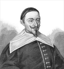 Claude Gaspard Bachet de Méziriac, 1581-1638, a French mathematician, linguist, poet and classics