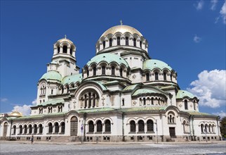 The St. Alexander Nevsky Cathedral in the historic Bulgarian capital. Sofia, Bulgaria, Europe