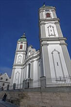 Former collegiate church of St Peter, a Roman Catholic parish church, Bad forest lake, Upper