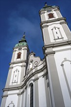 Former collegiate church of St Peter, a Roman Catholic parish church, Bad forest lake, Upper