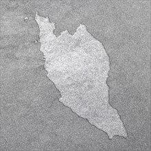 Map of Malaysia, silver background, map background