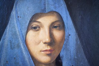 Picture of Annunziata by Antonello da Messina. Palermo, Sicily. Italy