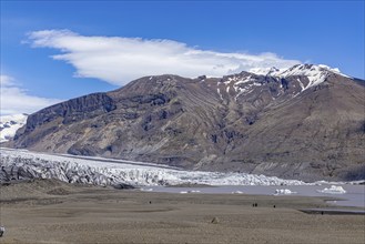 Glacier, Skaftafell, south coast, Iceland, Europe