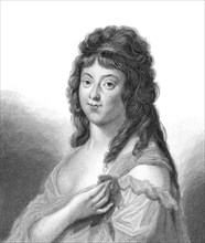 Madame Roland or Marie-Jeanne Phlippon Roland, 1754 - 1793, a supporter of the French Revolution