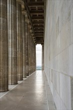 Regensburg, Germany, August 10, 2022, Walhalla Monument near Regensburg in design of a Greek