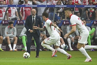 BERLIN, GERMANY - JUNE 21, 2024: Euro 2024 Groupe D match Poland vs Austria 1:3. Michal Probierz