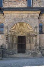 Doors of the Bamberg Cathedral in Bavaria, Germany, Europe