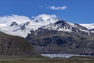 Glacier, Skaftafell, south coast, Iceland, Europe