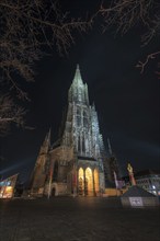 Minster in Ulm at night