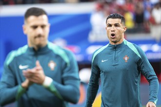 LEIPZIG, GERMANY - JUNE 18, 2024: Euro 2024 Groupe F match Portugal vs Czechia 2:1. Portugal