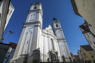 Former collegiate church of St Peter, a Roman Catholic parish church, Bad forest lake, Upper