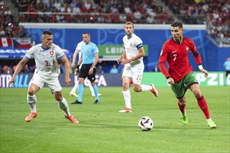 LEIPZIG, GERMANY - JUNE 18, 2024: Euro 2024 Groupe F match Portugal vs Czechia 2:1. In action