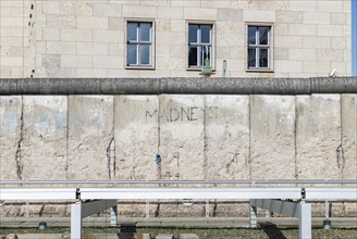 A picture of the wall section of the Topography of Terror, in Berlin