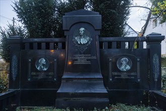 Historic grave of Traugott Ernst Sommerschuh at the Possendorf cemetery. Possendorf, Saxony,