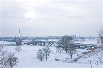 Waldschlößchen bridge final assembly