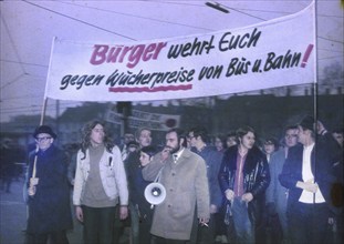 DEU, Germany: The historical colour photos from the 70s show events and people from politics,