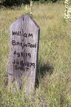 Ogallala, Nebraska, Boot Hill, a cemetery for gun fighters, murder victims, and others that was