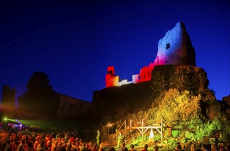 Frauenstein, music, light and stones