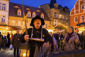 Night watchman at the Pulsnitz gingerbread market