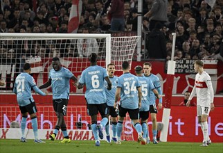 Goal celebration Amine Adli Bayer 04 Leverkusen (21) Victor Boniface Bayer 04 Leverkusen (22)