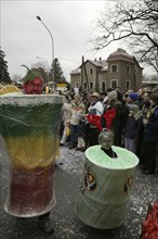 Saxony's biggest carnival party in Radeburg. Since 1957, the big parade of over 65 floats has been