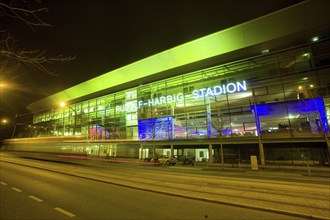 New construction of the Rudolf Harbig Stadium Dresden, the home of 1.FC Dynamo Dresden