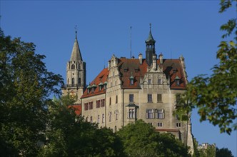 Hohenzollern Castle Sigmaringen, former princely residence and administrative centre of the Princes